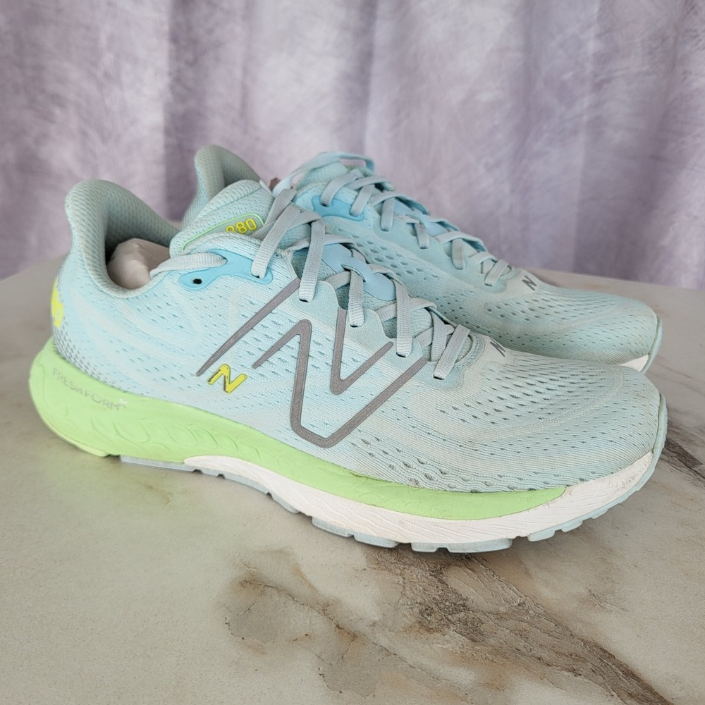 New Balance 880 V13 Fresh Foam Blue Green Aura Women's Size 11.5 Men's 10